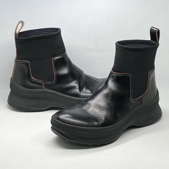 Jil Sander Men’s Leather Ankle Boots size 43/us size 10 - Picture 2 of 11